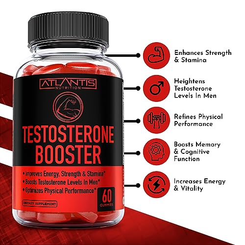 Testosterone Booster For Men Gummies - Enhances Strength & Stamina - Optimizes Physical Atlantis Nutrition buy supplements canada