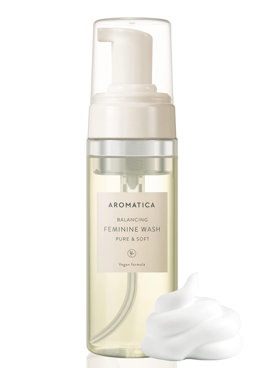 AROMATICA Pure and Soft Feminine Foaming Wash | Vegan, pH-Balanced, Natural Ingredients AROMATICA buy supplements canada