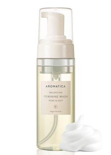 AROMATICA Pure and Soft Feminine Foaming Wash | Vegan, pH-Balanced, Natural Ingredients AROMATICA buy supplements canada