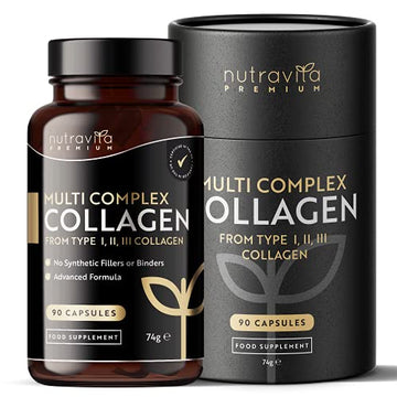 Premium Multi Collagen Protein Capsules with Type I, II, III - Includes Hydrolysed Grass Nutravita buy supplements canada
