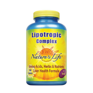 Nature's Life Lipotropic Complex | Comprehensive Support for Healthy Liver Function | with Choline & Inositol | Non-GMO | 180 Vegetarian Tablets Nature's Life buy supplements canada