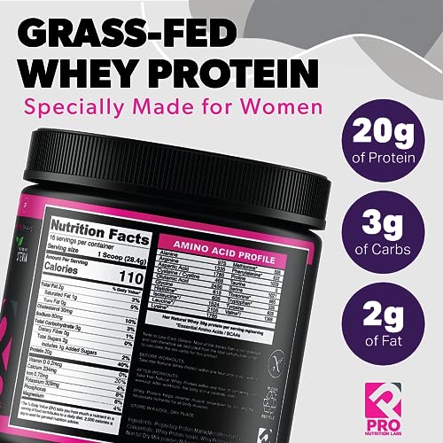PRO NUTRITION LABS Whey Protein Vanilla Powder for Women - Supports Lean Muscle PRO NUTRITION LABS buy supplements canada