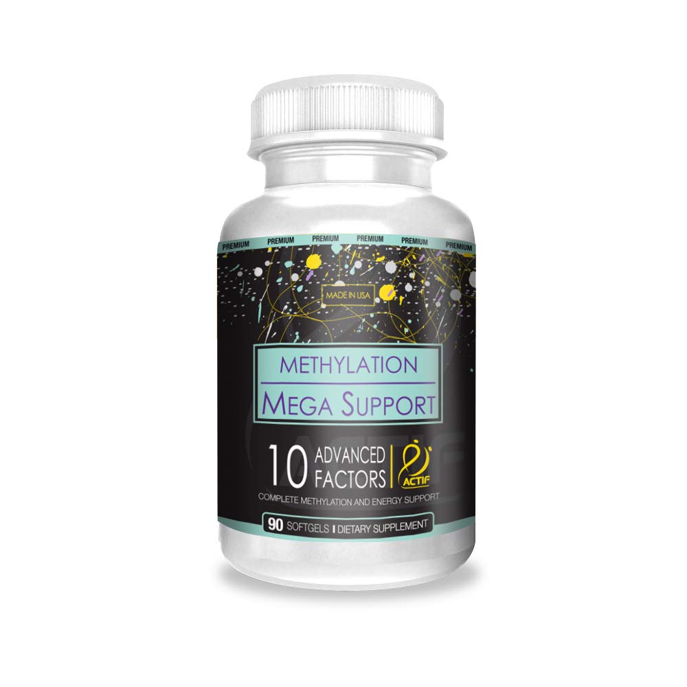 ACTIF Methylation Mega Support with 10 Advanced Factors and Organic Folate – 100% Natural, Non-GMO, 90 Count ACTIF buy supplements canada