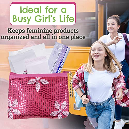 First Period Kit To-go! - Organic Biodegradable Tween Pads & Liner - Period Bags for Teen Girls Be Prepared. Period. buy supplements canada