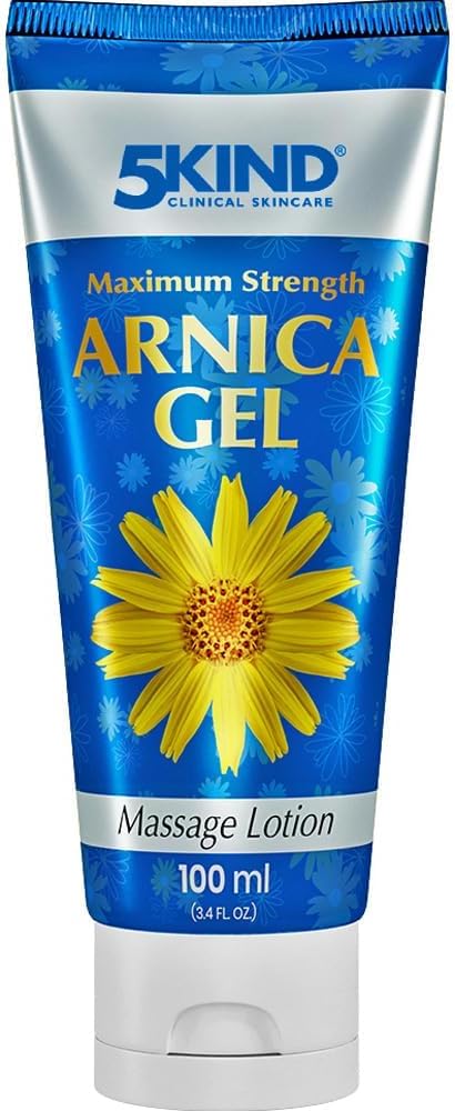 5kind Maximum Strength Arnica Bruise Gel 3.4 Fl Oz - Arnica Gel for Bruising and Swelling - Arnica Montana Gel with High Concentration Extract - Non-Greasy Formula 5kind clinical skincare buy supplements canada