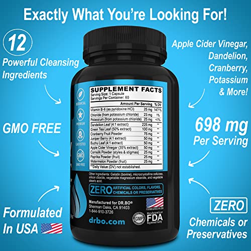 Water Pills Diuretics for Water Retention - Natural Water Away Pills Herbal Diuretic Supplements DR. BO buy supplements canada