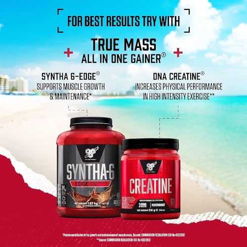 BSN True Mass All-In-One Gainer Protein and Carbohydrate Powder with Creatine BSN buy supplements canada