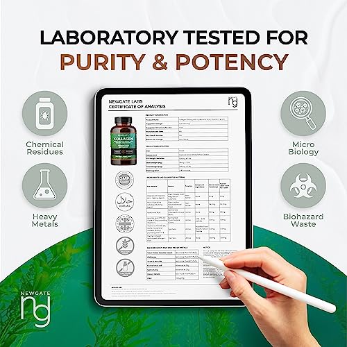 Newgate Labs Marine Collagen 350mg with Hyaluronic Acid, Vitamin C & Vitamin E Newgate Labs buy supplements canada