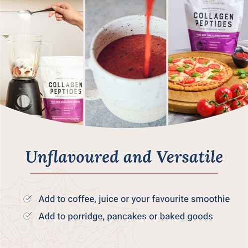 Collagen Peptides Powder - Grass-Fed Hydrolysed Collagen Powder Supplement Live Conscious buy supplements canada