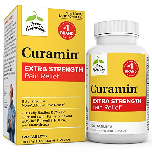 Terry Naturally Curamin Extra Strength - 120 Tablets - Non-Addictive Pain Relief Supplemen Terry Naturally buy supplements canada