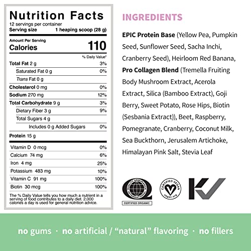 Sprout Living Epic Protein, Plant Based Protein & Superfoods Powder, Pro Collagen, Sprout Living buy supplements canada