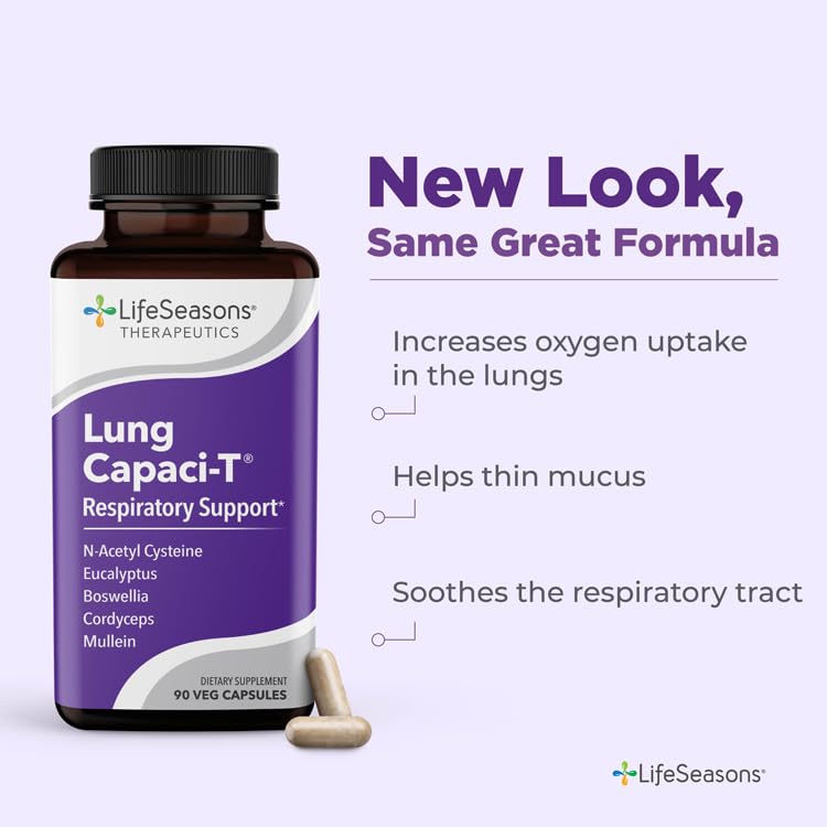 LifeSeasons - Lung Capaci-T - Lung & Respiratory Support Supplement LifeSeasons buy supplements canada