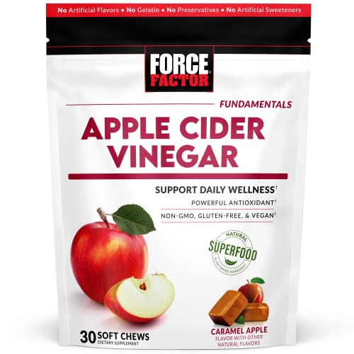 Force Factor Organic Apple Cider Vinegar Soft Chews for Digestion and Metabolism Support Force Factor buy supplements canada