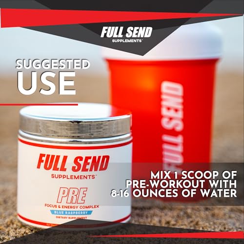 FULL SEND Pre Workout Powder with Beta Alanine, Preworkout Energy Supplement FULL SEND buy supplements canada