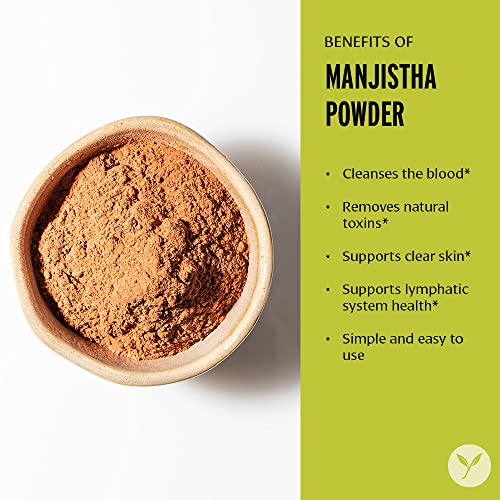 Banyan Botanicals Manjistha Powder, Spice Jar - USDA Organic - Rubia cordifolia - Cleanses Banyan Botanicals buy supplements canada