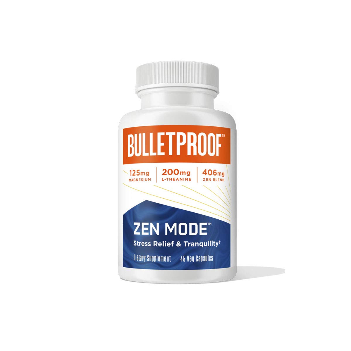 Bulletproof Zen Mode Stress Relief and Tranquility Capsules, 45 Count, Supplement for Calm and Relaxation Bulletproof buy supplements canada