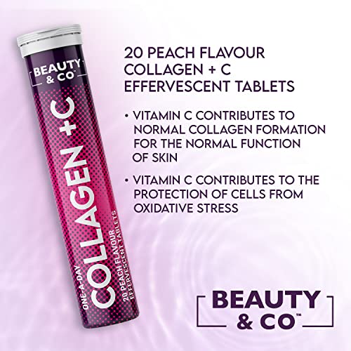 Collagen Effervescent - Marine Collagen & Vitamin C (2 Tubes) Beauty & Co buy supplements canada