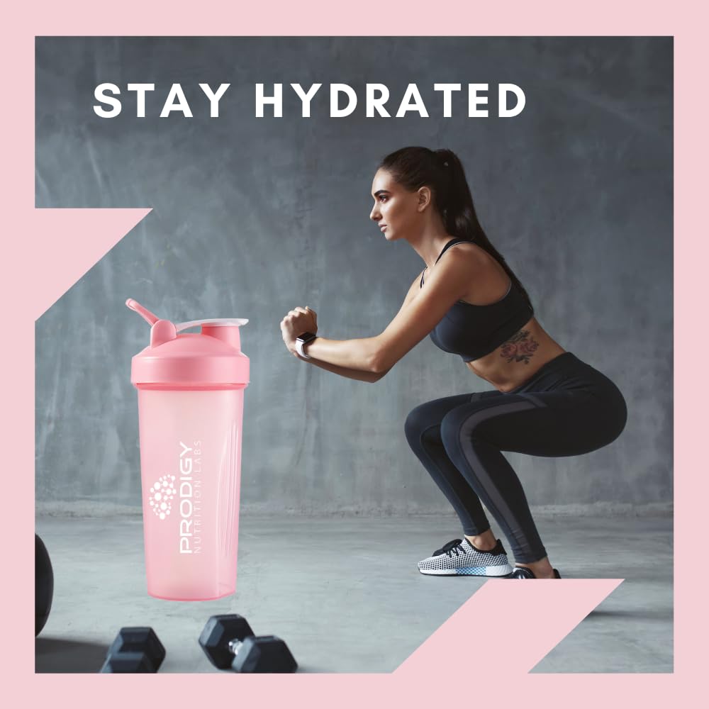 Protein Shaker 20oz Large Shaker Bottle Perfect for Workout Supplements, Protein powder Prodigy Nutrition Labs buy supplements canada