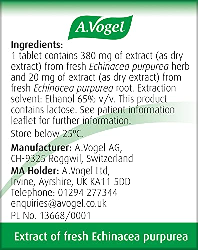 A.Vogel Echinaforce Echinacea Tablets | Relieves Cold & Flu Symptoms by Strengthening A.Vogel buy supplements canada