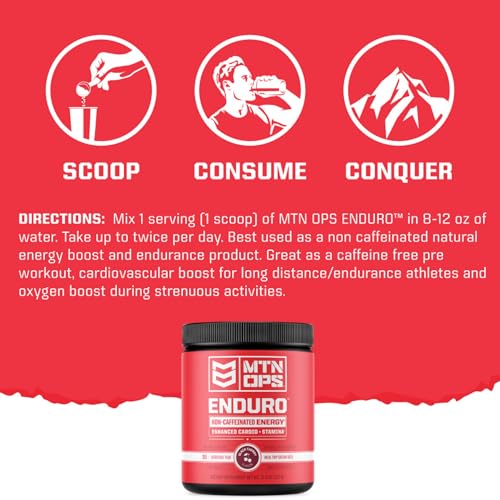 MTN OPS Enduro Trail Packs Nitric Oxide Supplement & Stim-Free Pre Workout - 20 Servings MTN OPS buy supplements canada