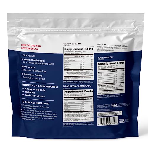 Real Ketones BHB Exogenous Ketones Drink Mix Packets Keto Electrolytes Powder Packets Real Ketones buy supplements canada