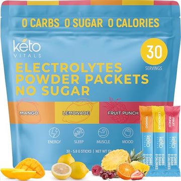 Keto Vitals Original Electrolytes Powder Packets | Keto Friendly Electrolyte Travel Packets Keto Vitals buy supplements canada