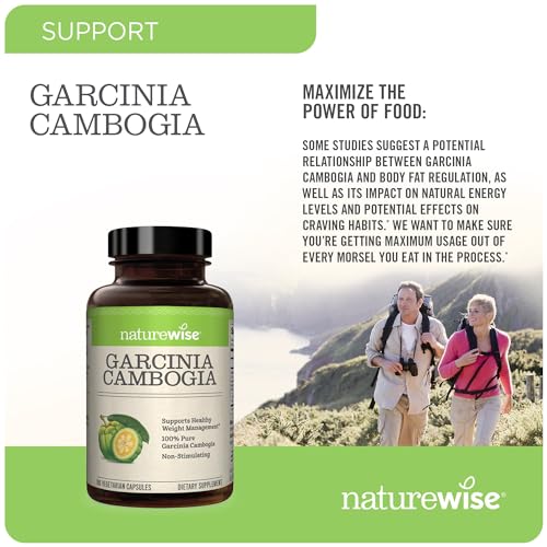 Naturewise Garcinia Cambogia with Pure Garcinia Cambogia Extract, 60% HCA Concentrati NatureWise buy supplements canada