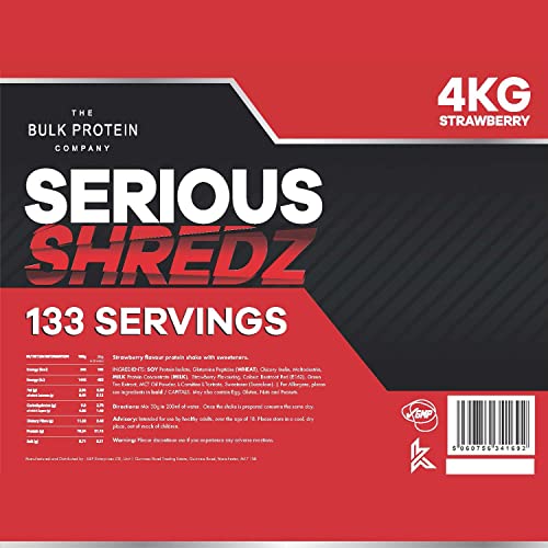 The Bulk Protein Company – Serious Shredz – Diet Whey Protein Powder – Contains L The Bulk Protein Company buy supplements canada