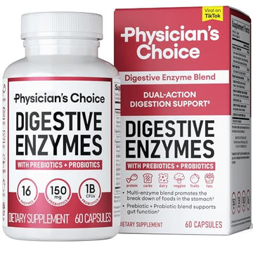 Physician's CHOICE Digestive Enzymes - Multi Enzymes, Organic Prebiotics & Probiotics Physician's CHOICE buy supplements canada