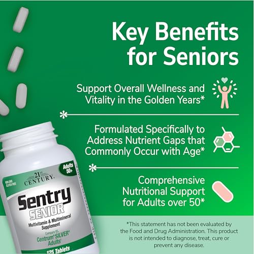 21st Century Sentry Senior Tablets, 265 Count 21st Century buy supplements canada