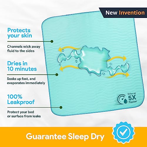 IMPROVIA® Washable Underpads, 34" x 36" (Pack of 6) - Heavy Absorben IMPROVIA buy supplements canada