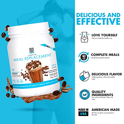 Yes You Can! Complete Meal Replacement - 15 Servings, 20g of Protein, 0g Added Sugars Yes You Can! buy supplements canada