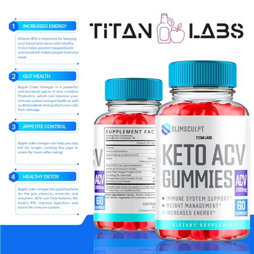 Slimsculpt Keto ACV Gummies, Slim Sculpt Keto ACV Gummies Advanced Weight Loss 1000MG Titan Labs buy supplements canada
