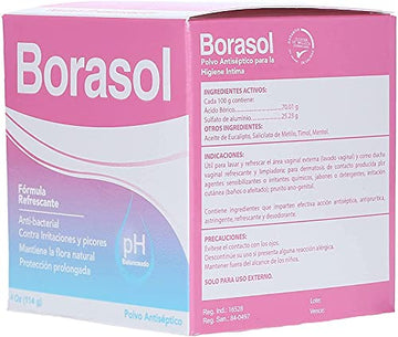 Borasol Antiseptic Powder Refreshing Deodorant and Vaginal Wash 4 OZ FQQF buy supplements canada