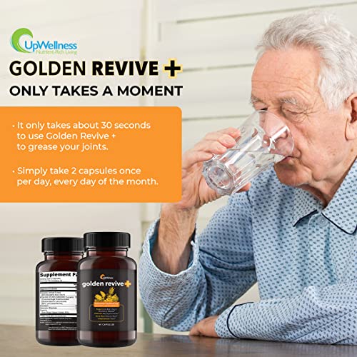 UpWellness Golden Revive + Joint Support with Quercetin, Magnesium, and Turmeric UpWellness Nutrient-Rich Living buy supplements canada