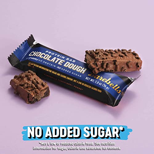 Barebells Protein Bars Chocolate Dough with 1g of Total Sugars - 12 Count, 1.9oz Bars BAREBELLS buy supplements canada