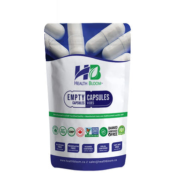 Health Bloom Inc. Empty Vegetable Capsules Size 0 Natural, 1000 Count Health Bloom Inc. buy supplements canada