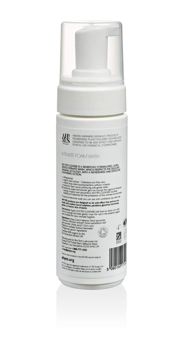 AH! YES CLEANSE Gentle, Organic Foaming Feminine Wash- Unfragranced, pH Matched Vaginal Wash AH! YES buy supplements canada