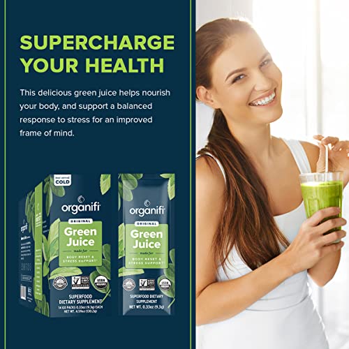 Organifi: GO Packs - Green Juice - Organic Superfood Supplement Powder - 30 Count Organifi buy supplements canada