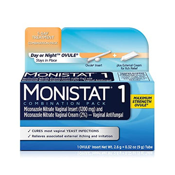 Monistat 1 Day Yeast Infection Treatment for Women, 1 Miconazole Ovule Insert & External Monistat Anti-Itch Monistat buy supplements canada