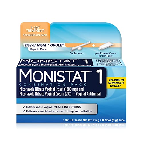 Monistat 1 Day Yeast Infection Treatment for Women, 1 Miconazole Ovule Insert & External Monistat Anti-Itch Monistat buy supplements canada