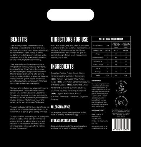 Time 4 Whey Protein Professional Time Release Grass Fed Native Whey Protein Powder, Whey Concentrate Time 4 Nutrition buy supplements canada