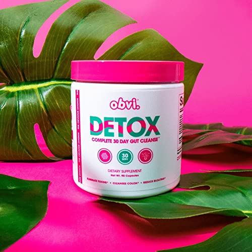 Obvi Detox, Flush Out and Eliminate Toxins, Support Weight Loss, Cleanse Colon, Packed Obvi buy supplements canada