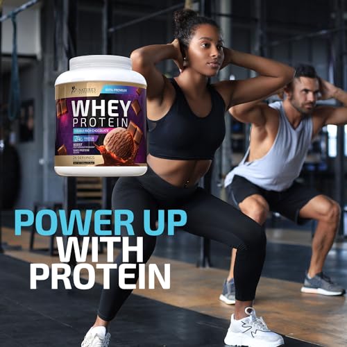 Whey Protein Powder 24g - Chocolate Ice Cream Whey Isolate Protein for Muscle Growth Nature's Nutrition buy supplements canada