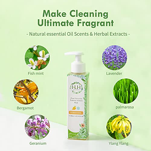 Feminine Wash+Panties Stain Remover Detergent - Natural Essential Oil Scent Vaginal Wash Women HH Herb & Health buy supplements canada