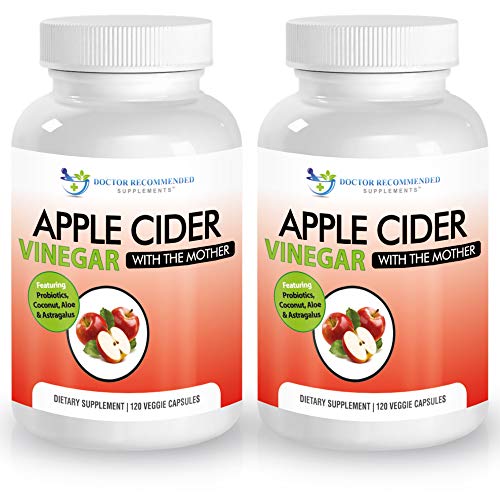 Apple Cider Vinegar Capsules - 100% Organic Apple Cider Vinegar Pills 1500 mg DOCTOR RECOMMENDED SUPPLEMENTS buy supplements canada