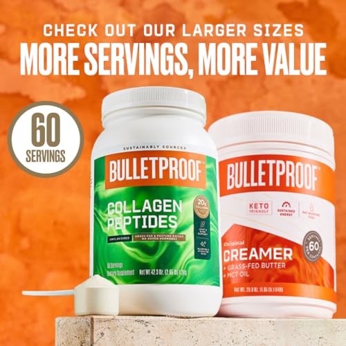 Bulletproof Vanilla Bean Energy Collagen Protein Powder, 18.3 Ounces, Caffeine-Free Fuel Bulletproof buy supplements canada