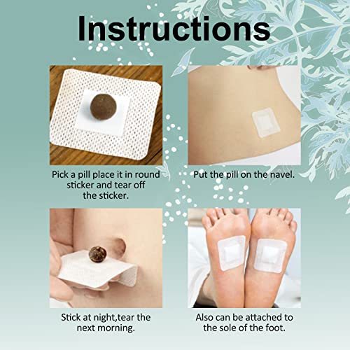 Mugwort Stickers, 40PCs Mugwort Navel Stickers - Parches para Bajar de Peso Rapido ALIVO buy supplements canada